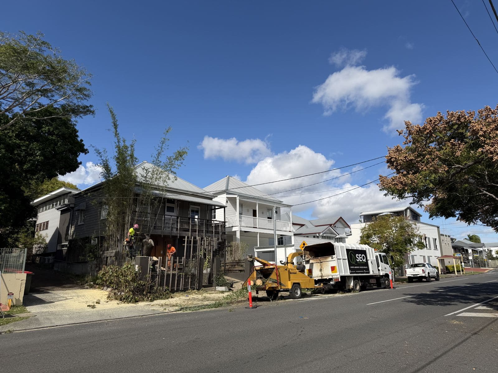SEQ Tree Experts crew working near Cleveland